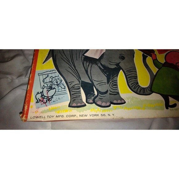 1961 RARE Vintage Mister Magoo Visits The Zoo Board Game Lowell UPA Pictures - Picture 10 of 11